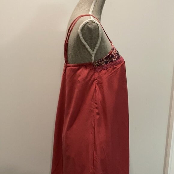 AMERICAN Eagle Red Embroidered Cami Tank Dress - Picture 5 of 15